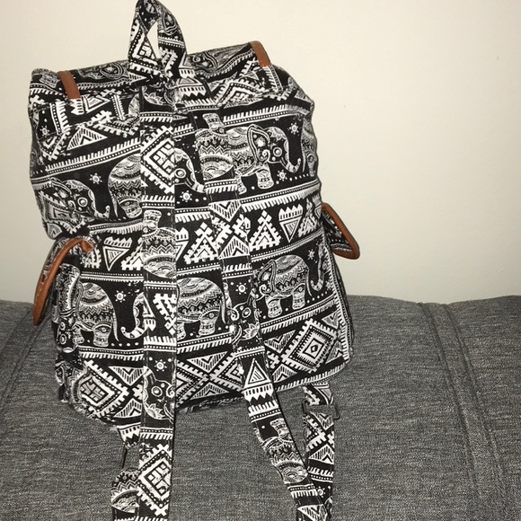 Bags Elephant Print Backpack Poshmark